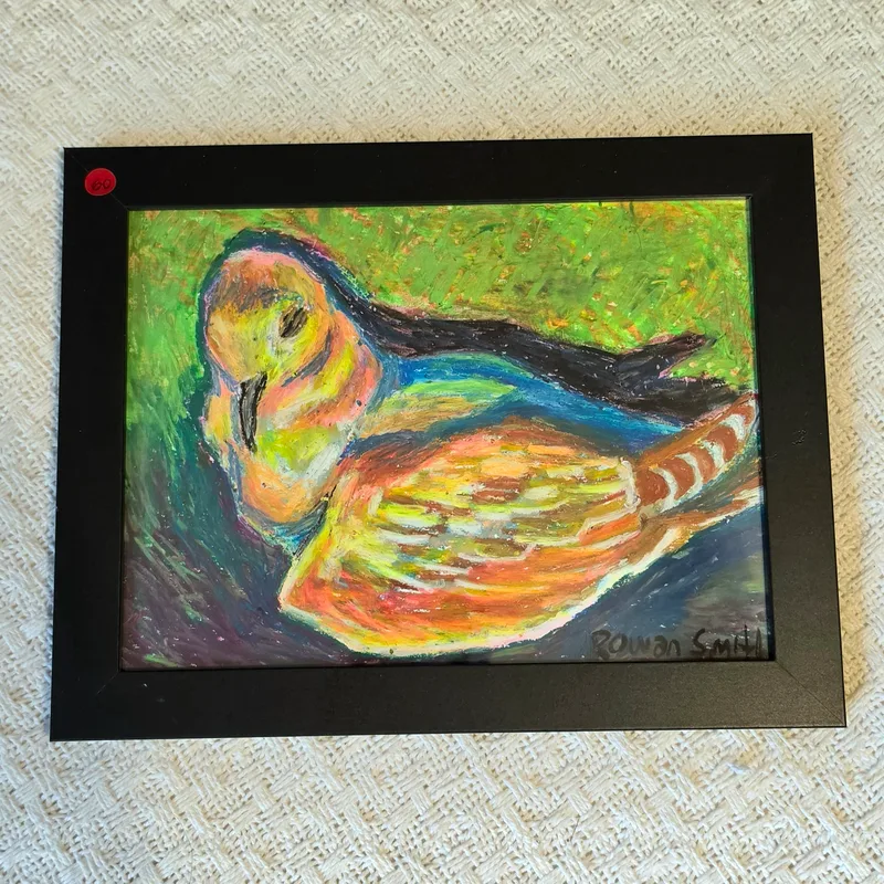Oil Pastel Framed Originals